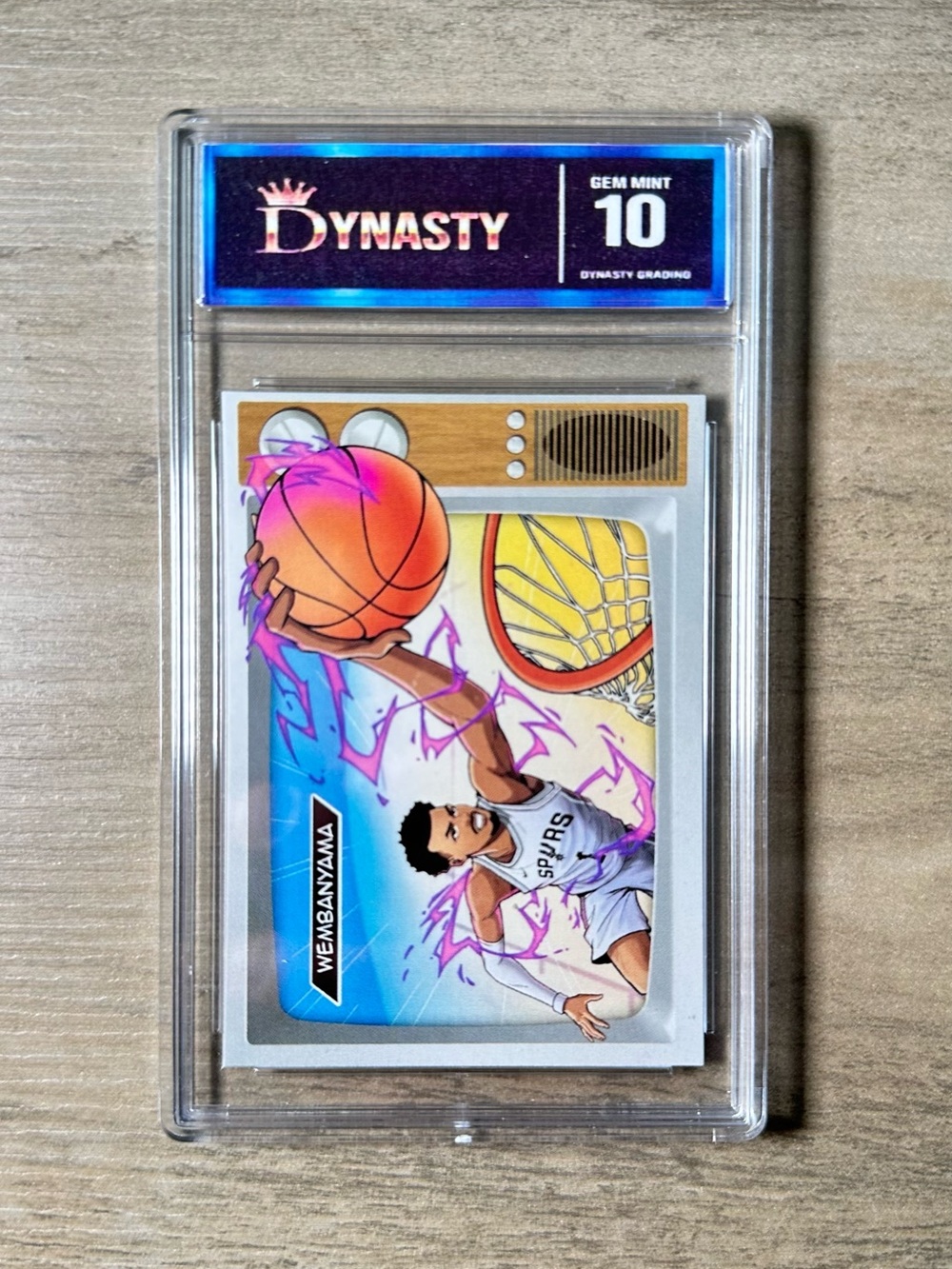 Victor Wembanyama 2025 Topps Anime #A17 Novelty Gem Mint 10 Novelty Card.